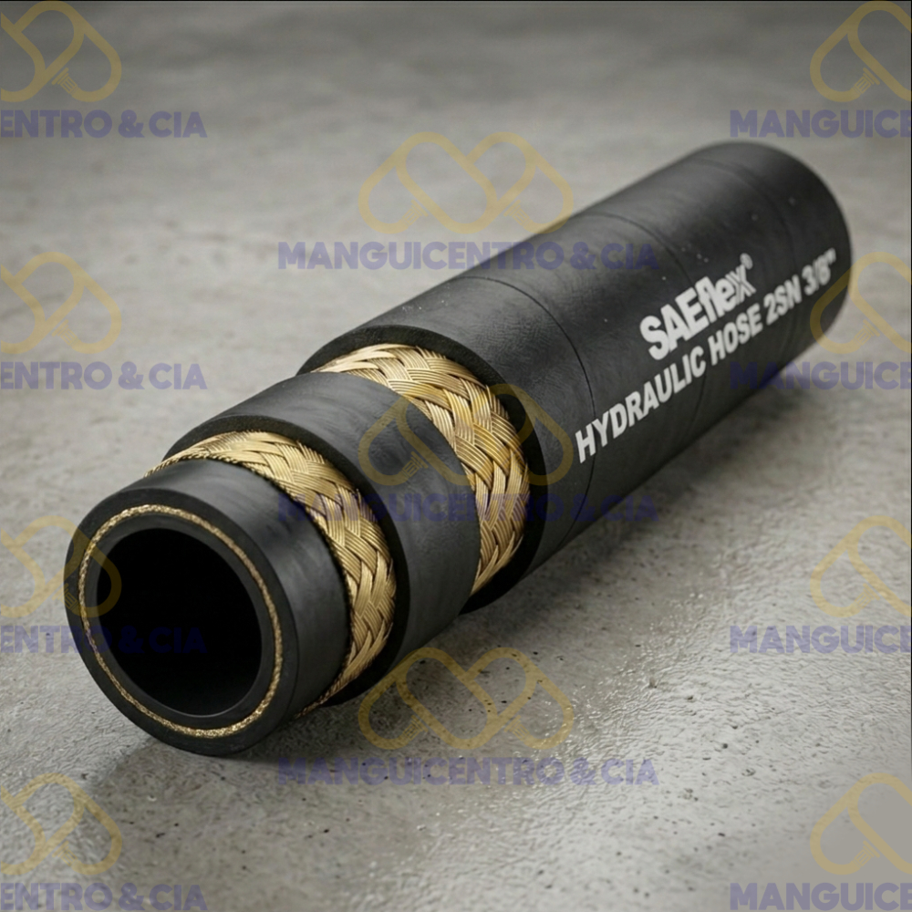 Manguera Hidráulica 2SN 3/8" - Saeflex - Imagen 2