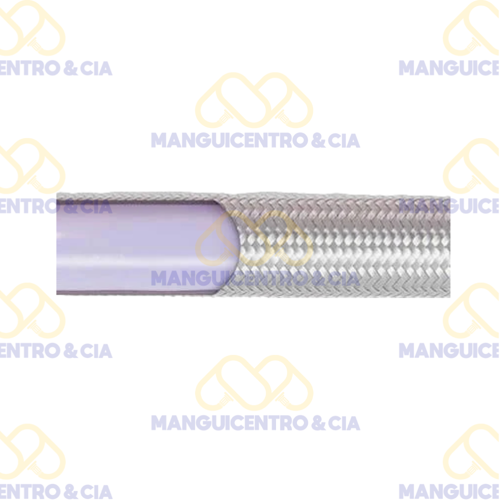 Manguera Teflón Malla/Acero Liso R-14 3/16"