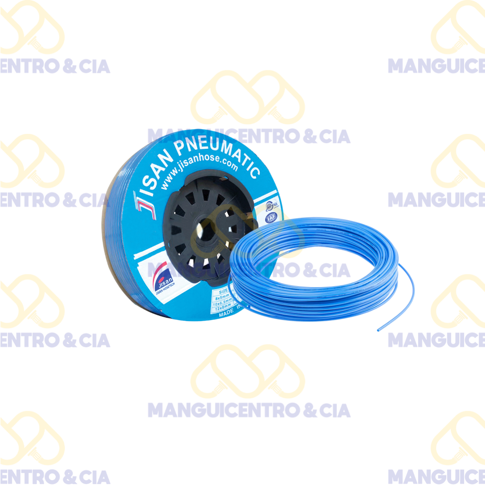 Manguera de Poliuretano Celeste 4mm x 2mm (4x2) – Jisan KR