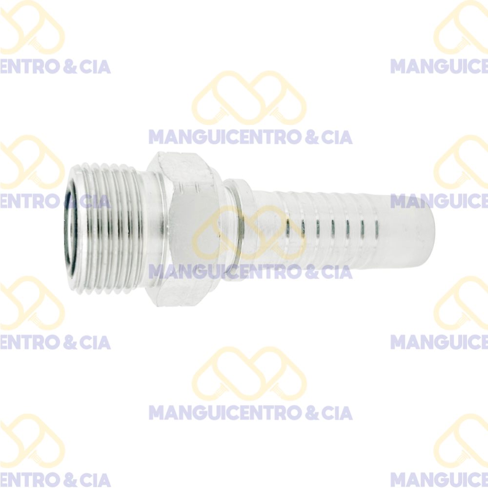 Espiga Macho Orfs Asiento Plano O-ring 1/4*1/4