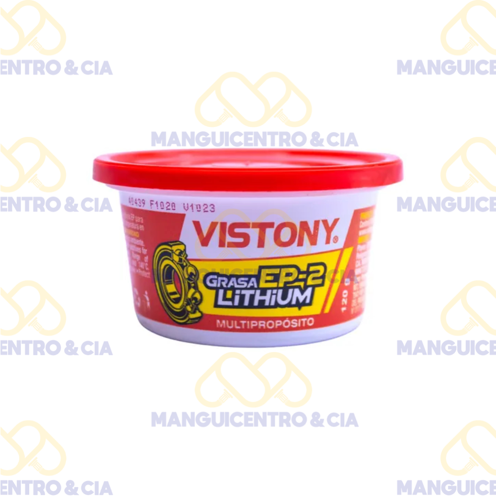 Grasa Vistony EP-2 Multipropósito Roja 120 g