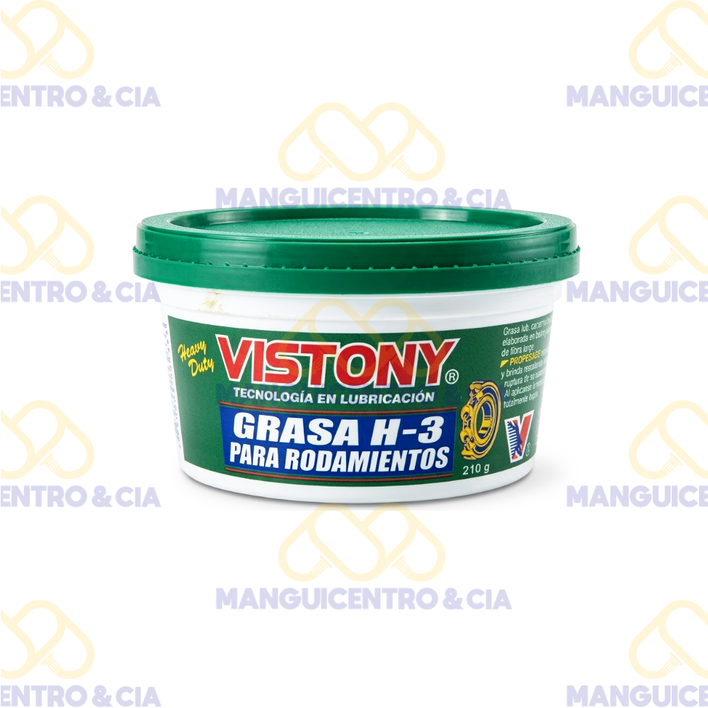 Grasa Vistony H-3 para Rodamientos 225 g