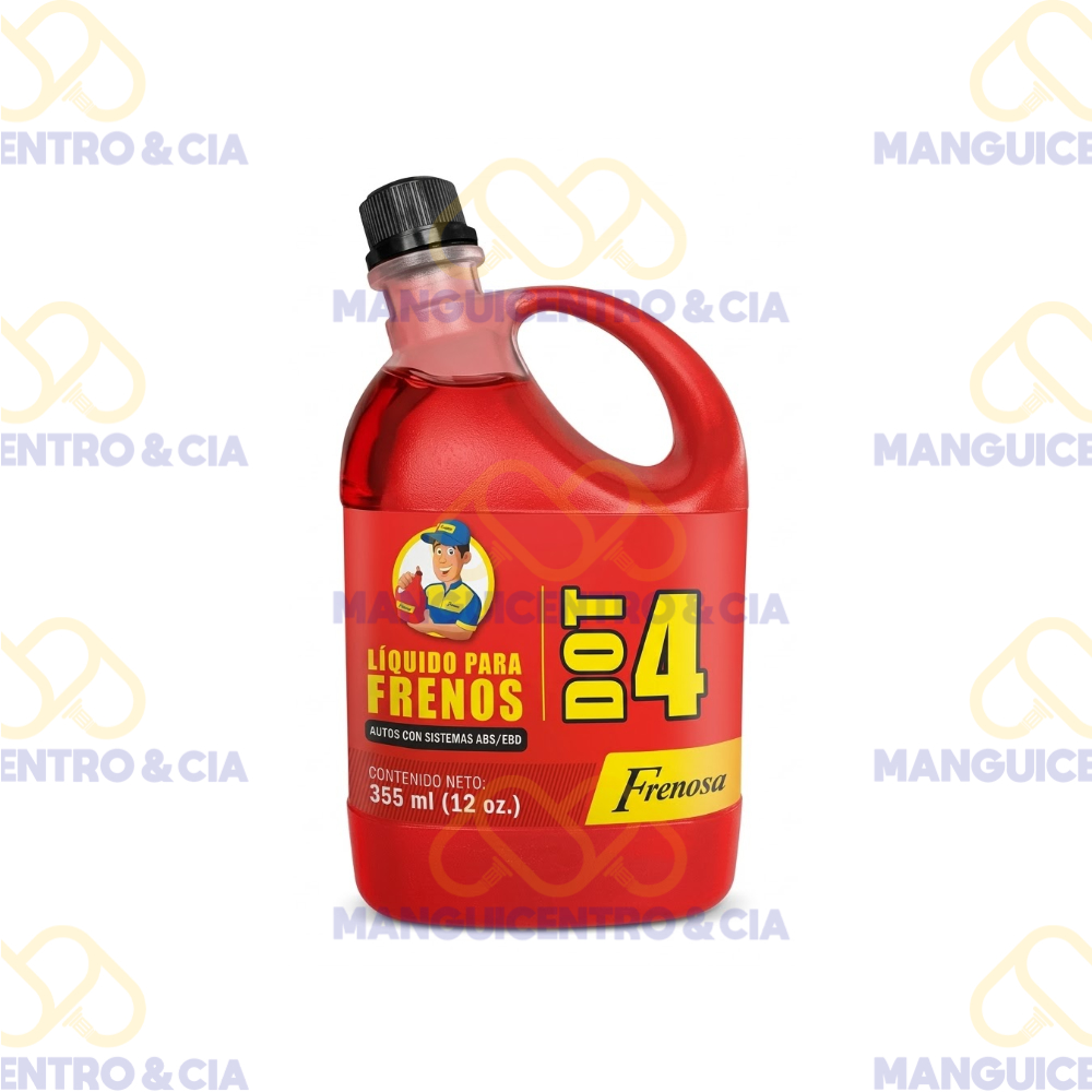 Líquido de Freno Frenosa DOT 4 Rojo 355 ml (12 oz)