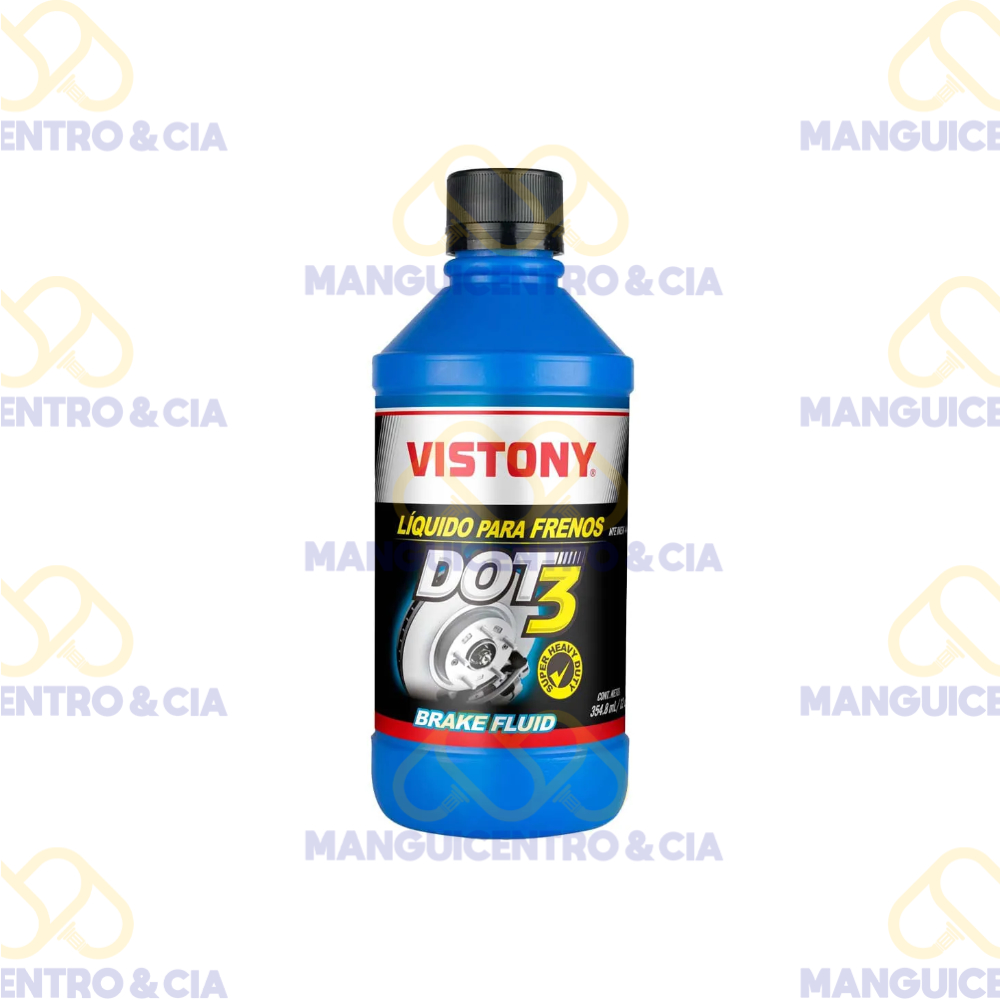 Líquido de Freno Vistony DOT 3 Azul 354.8 ml (12 oz)