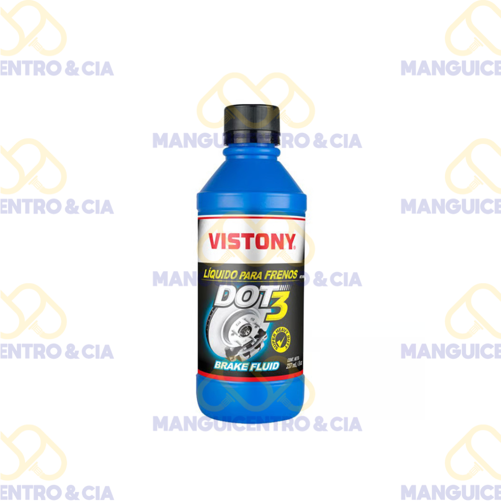 Líquido de Freno Vistony DOT 3 Azul 237 ml (8 oz)