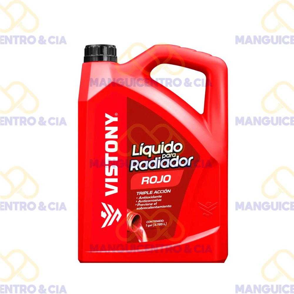 Líquido para Radiador Vistony Rojo 1 Galón
