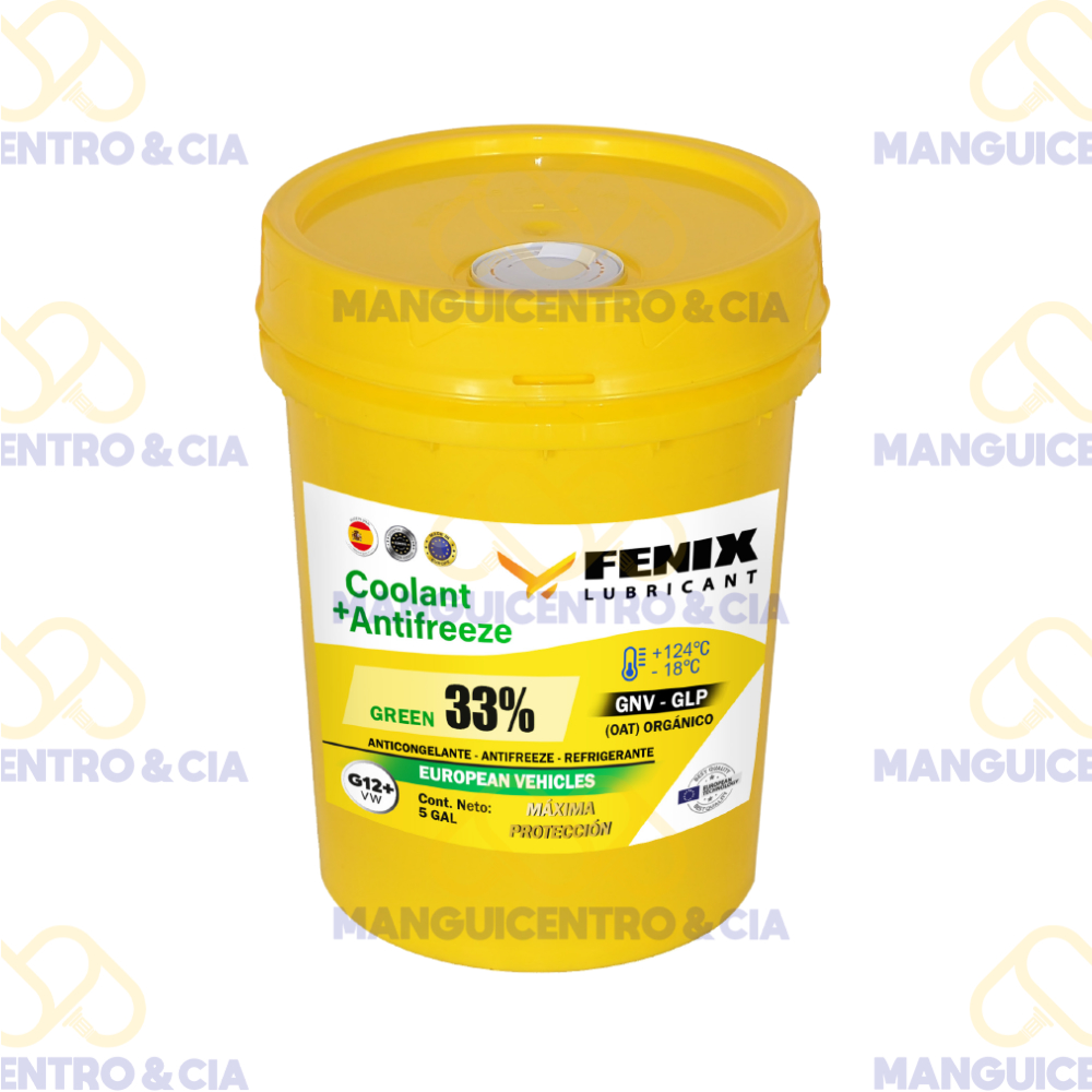 Refrigerante Fénix Coolanfex Verde 33% – Balde