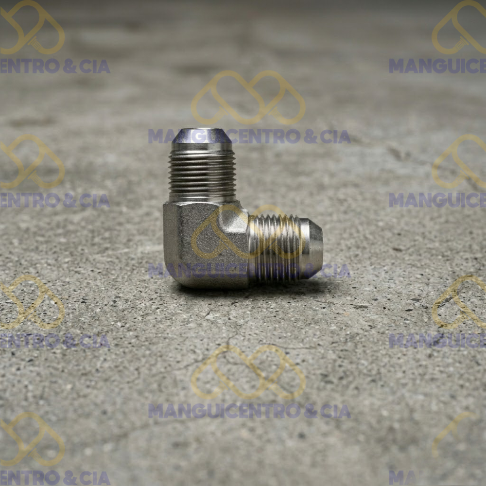 Adaptador 90 Macho Jic - Jic 1/4*1/4 - Imagen 2