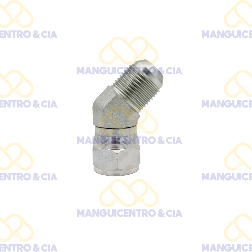 Adaptador 45 Macho Jic - Hembra G Jic 1/4*1/4