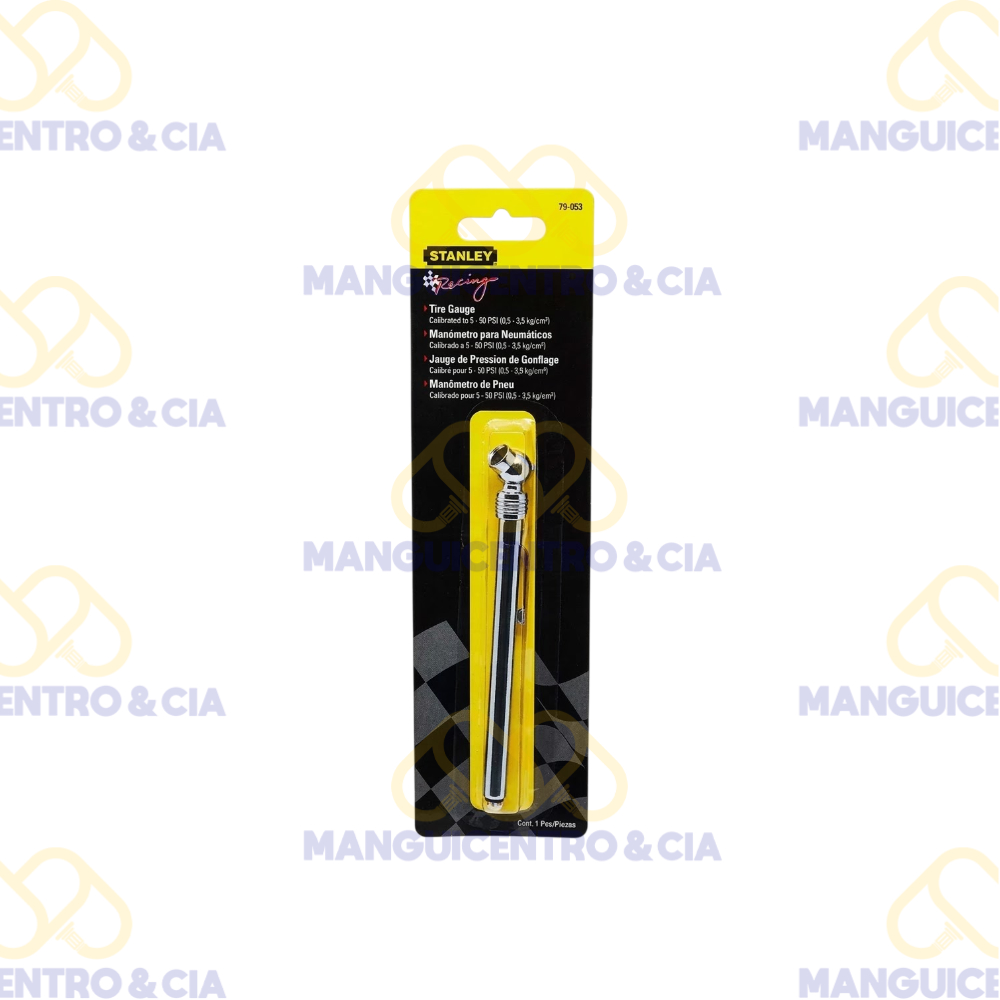Manómetro para Neumáticos Stanley (5–50 PSI)