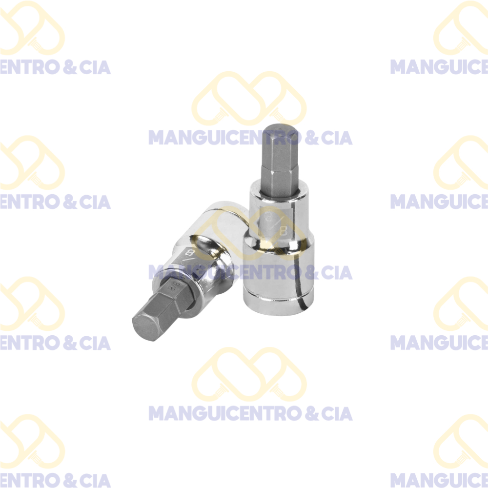 Dado de Punta Hexagonal Truper Encastre 1/2" – 3/8"