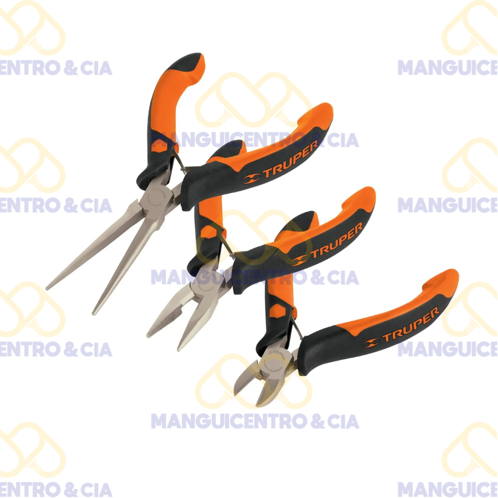 Juego Alicates Miniatura 3 Piezas Truper